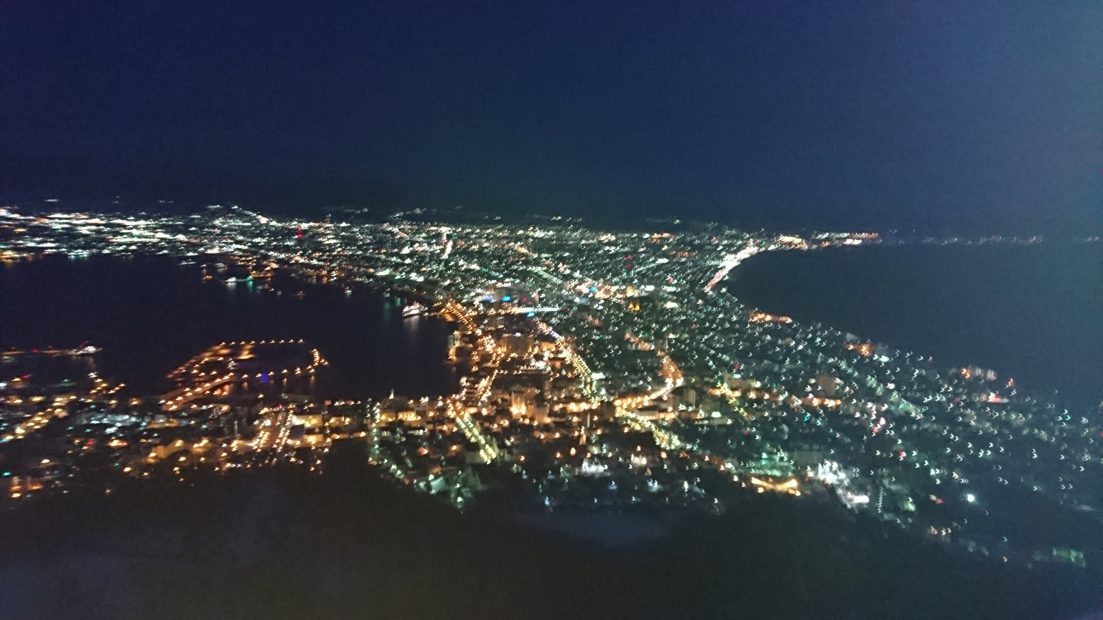 定番の「函館の夜景」