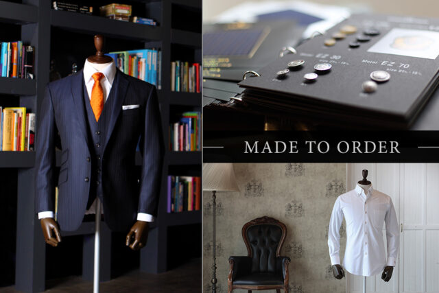 画像：オーダースーツ事業を開始します。